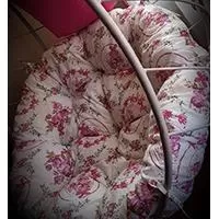 Kliknite za detalje - Jastuk Za Jaje Baštensku Ljuljašku - 100 cm FLOURISH Pink