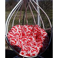 Jastuk Za Jaje Baštensku Ljuljašku - 120 cm - Flora Red