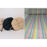 Kliknite za detalje - Okrugli jastuk sedalica za stolice 50 cm - Stripes