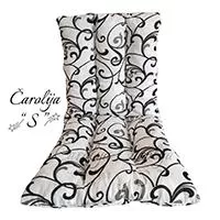Kliknite za detalje - Jastuk Za Stolicu Sa Naslonom 1 kom. 60 x 120 cm White Ornament