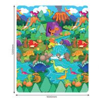 Podna podloga Svet dinosaurusa 100x120cm