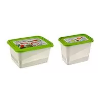 Kliknite za detalje - Set posuda 2u1 za čuvanje hrane Piši Briši memory 1,25l + 2l- Keeper -OKT-688