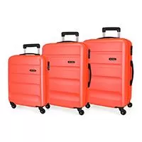 Kliknite za detalje - Komplet ABS kofera 75/65/55cm Roll Road Flex Coral 5849465