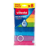 Vileda višenamenska krpa Microfibre Colors 8/1
