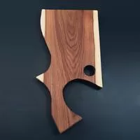 Kliknite za detalje - Ulmus Daska za sečenje u obliku satare 39x19cm