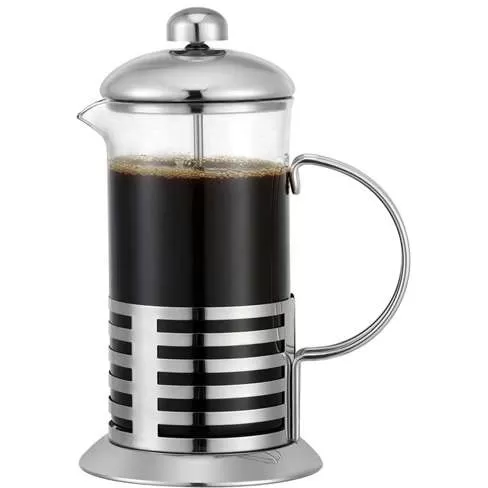 Zilan ZLN2515 French Presa Za Kafu I Čaj Staklo Metal 600ml - ZILAN ZLN2515 FRENCH PRESA ZA KAFU I ČAJ STAKLO-METAL 600ML. Materijal: staklo otporno na udarce i nerdjajući čelik. Otporna na esktremno ključanje i hladnu vodu. Bezbedno je pranje u mašini za sudove. Elegantan i moderan dizajn. - Slika