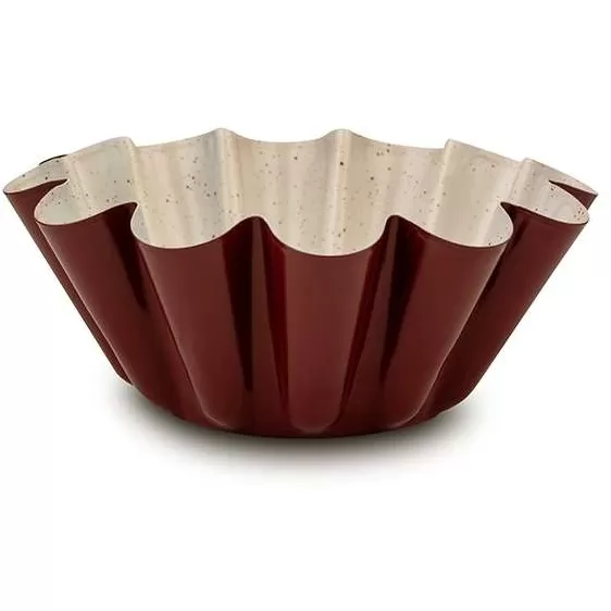 Nava Kalup za tortu 23cm NV10-103-175 - Kalup za torte je napravljen od nerđajućeg čelika sa premazom koji sprečava lepljenje. Obezbeđuje ravnomernu distribuciju toplote za bolje rezultate kuvanja. Rebrasti unutrašnji bočni zidovi daju poseban oblik cveta. - Slika