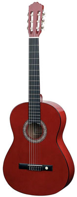 Klasična gitara Tenson 4/4 500.053 Transpared red - Crvena - thumbnail 0