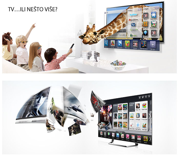 LG Smart LED LCD Full HD 3D World Televizor LG 32LS570S - thumbnail 0