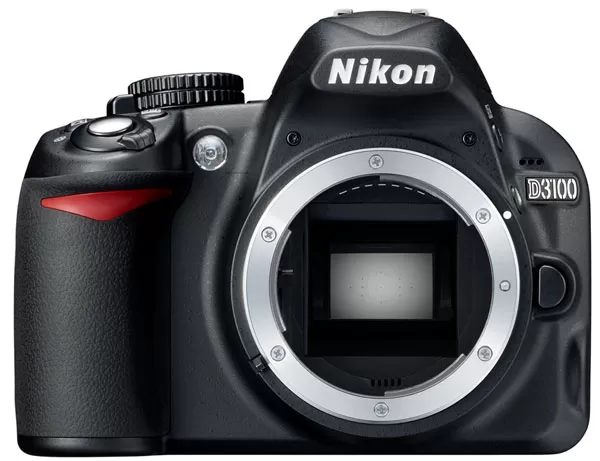 Nikon SLR fotoaparat D3100 Crni - SLR u DX-formatu sa CMOS senzorom slike od 14,2 megapiksela, režimom „Vodič“, EXPEED 2, sistemom za oštrinu fokusa u 11 tačaka i punu HD D-Movie rezoluciju. Odlikuje se laganim kućištem i superiornom ergonomijom. - Slika