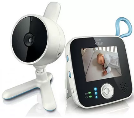 Avent Video baby alarm - Video nadzor vaše bebe sa kamerom za dnevni i noćni režim rada, zumiranjem i pomeranjem slike, automatskim aktiviranjem ekrana. dometom do 150m, vezom bez smetnji. - Slika