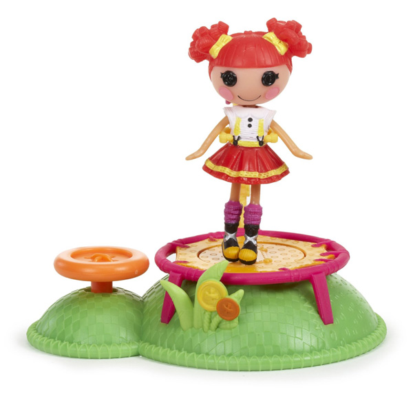 Mini Lalaloopsy Lutka Playset Ember Flicker Flame skače na trampolini 529507 - thumbnail 0