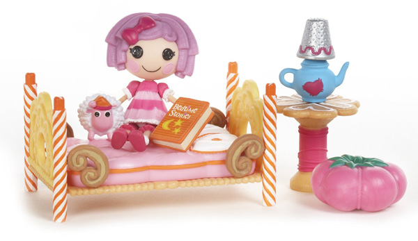 Mini Lalaloopsy Lutka Lutka Playset Pillow pravi pidžama žurku 532545 - thumbnail 0