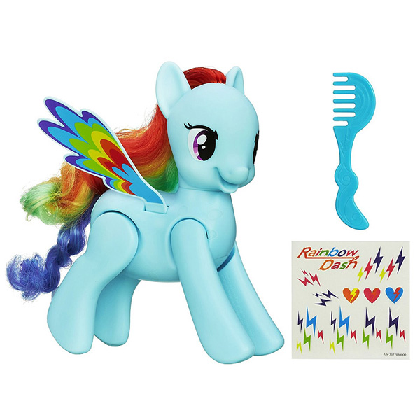 Hasbro My Little Pony Nemirni konjić Rainbow Dash - Šarlota A5905 - thumbnail 0