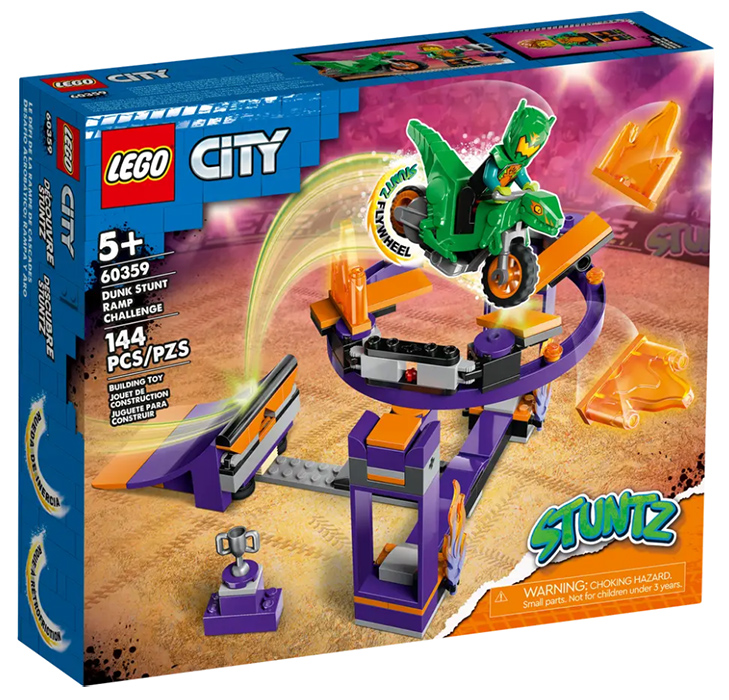 LEGO® City Kocke Stuntz Rampa za zakucavanje sa obručem 60359 - thumbnail 0