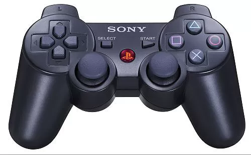 PS3 Sixaxis Wireless Controller - Oficijelni Sonijev kontroler za PS3, Sixaxis, bežični kontroler sa senzorom pokreta. Npr, simulacije vožnje možete igrati tako što što joypad držite i okrećete kao volan. Fenomenalan doživljaj! - Slika