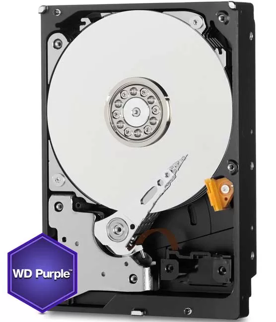Western Digital Hard disk Purple 4TB WD40PURZ 0130728 - Hard disk iz Purple serije, kapaciteta 4TB. WD Purple diskovi su napravljeni za rad 24/7, i za high-definition sisteme za video nadzor. - Slika