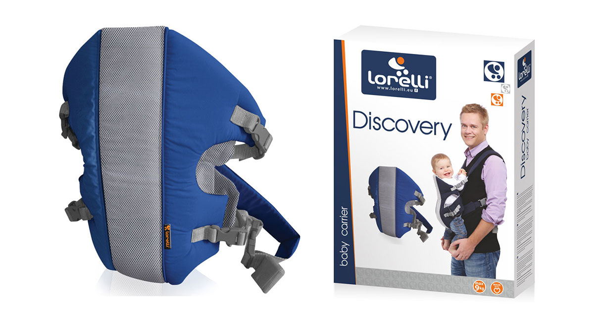 Lorelli Kengur nosiljka za bebe DISCOVERY Blue - thumbnail 0