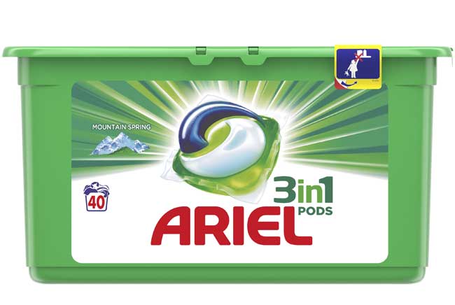 Ariel 3in1 Pods Regular Kapsule praška za pranje veša 40kom. - thumbnail 0