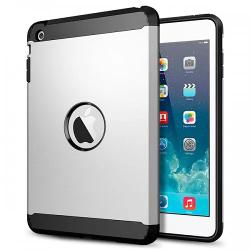 iPad mini ToughArmor Satin silver - korice za tablet - ToughArmor je novi lider među zaštitnim futrolama jer pruža bolju apsorpciju udara od bilo koje druge kabaste futrole na tržištu.  - Slika
