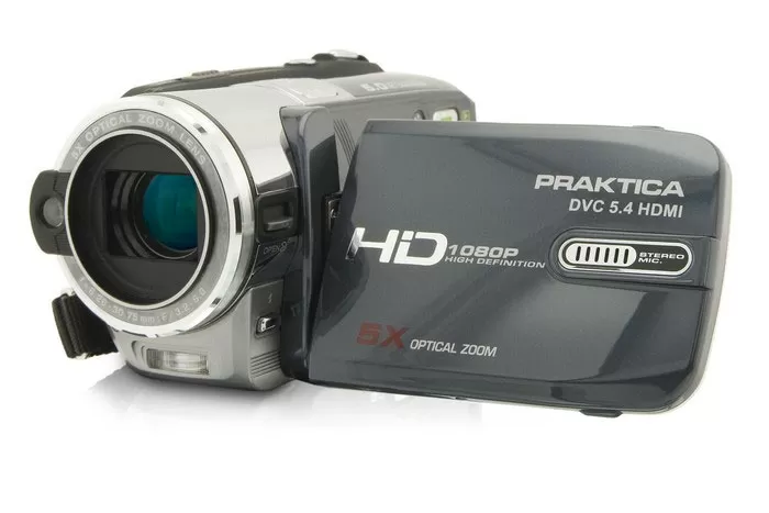 Praktica DVC 5.4 HDMI Digitalna Kamera - Full HD rezolucija, 5x optički zoom, HDMI konekcija, Podrška za SDHC, Funkcija stabilizacija slike, Displej 3 inča... - Slika