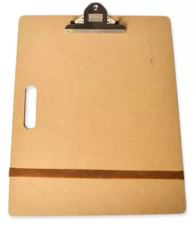 POP TOOLS Tabla sa štipaljkom A3 617011 - Format: za A3. Drvena tabla za crtanje i slikanje sa štipaljkom koja pričvršuje papir za lakši rad. - Slika