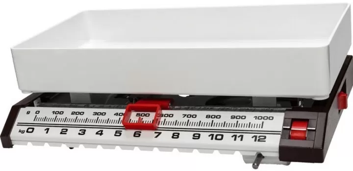 Momert mehanička kuhinjska vaga 7462 - Momert mehanička kuhinjska vaga sa posudom, kapaciteta 13kg. Gradacija je 10gr. Poseduje Tare funkciju. Jednostavna za korišćenje, ima preglednu skalu. - Slika