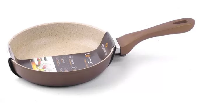 Lorme Premium tiganj granit 28cm - Lorme Premium tiganj granit 28cm. Liveni aluminijum debljine 4.0mm. 5-slojni premijum nelepljivi granitni premaz - Slika