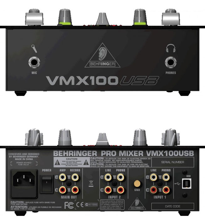 Mikseta Behringer Pro Mixer VMX100USB - thumbnail 1