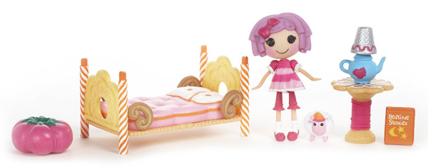 Mini Lalaloopsy Lutka Lutka Playset Pillow pravi pidžama žurku 532545 - thumbnail 1