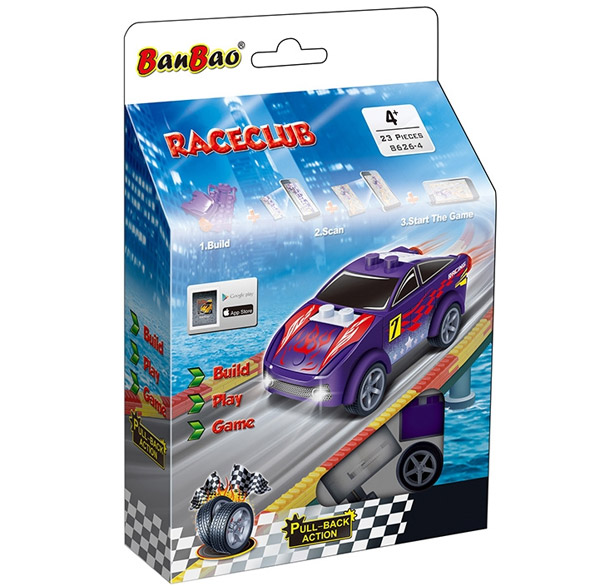 BanBao kocke Autić na potez Raceclub Lavos 8626-4 - thumbnail 1