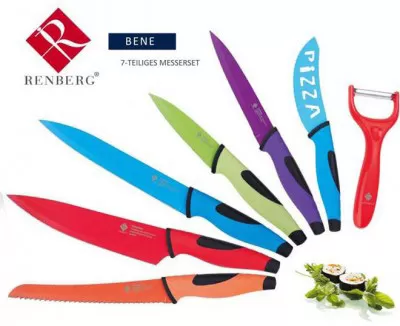 Bergner Nož set 7 kom Renberg Bene multicolor RB-2503 - Slika 2