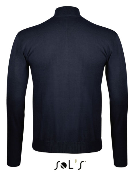 Sols Muški džemper sa rajsferšlusom Gordon Men Navy veličina S 00548 - thumbnail 1