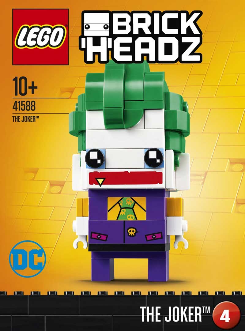 LEGO® kocke BrickHeadz - Džoker 41588 - thumbnail 1