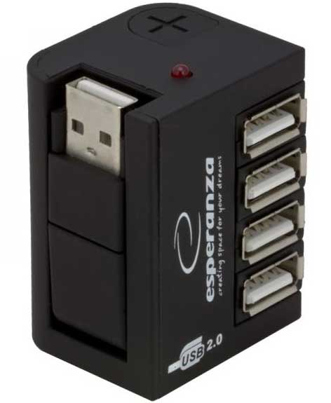 Esperanza USB hub 4 porta EA126