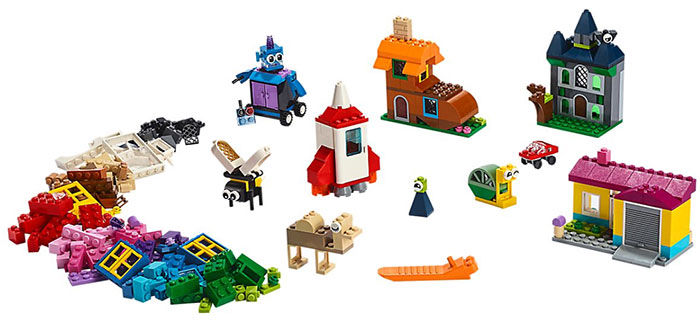 LEGO® Classic Kocke - Prozori i prizori kreativnosti 11004 - thumbnail 1