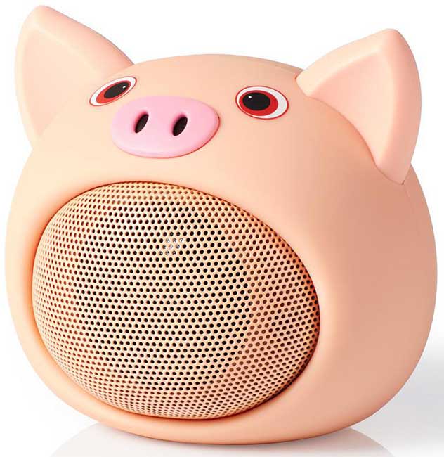 Nedis Bluetooth zvučnik sa Hands-Free funkcijom Pinky Pig - thumbnail 1