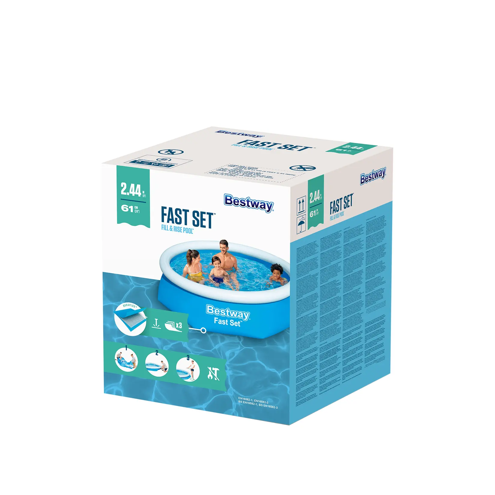 Bazen Sa Filterskom Pumpom 305 x 66 cm Bestway 57458 - thumbnail 2