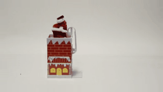 Deda Mraz koji ulazi u dimnjak uz muziku Last Christmas - thumbnail 2