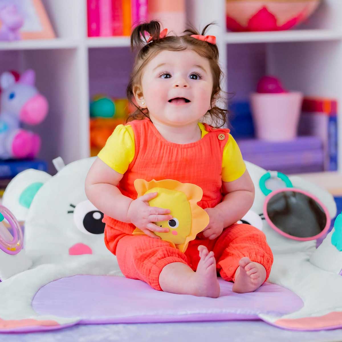 Bright Starts™ Bebi prostirka sa igračkama i jastučićem Jednorog 12809 - thumbnail 3