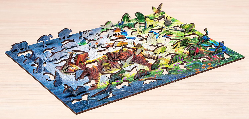 Drvene puzzle slagalica 500 delova za decu i odrasle Tigar Ravensburger 17514 - thumbnail 3