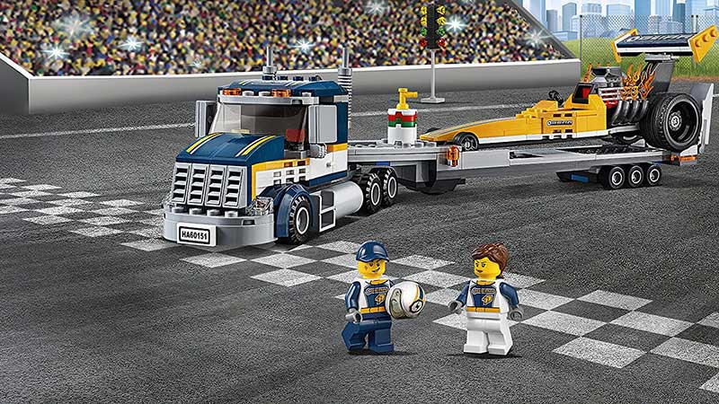 LEGO® City kocke Vozila - Transport dragstera 60151 - thumbnail 3