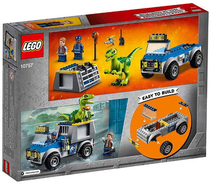 LEGO® Juniors Kocke - Jurassic World - Dinosaurusi - Spašavanje raptora 10757 - thumbnail 3