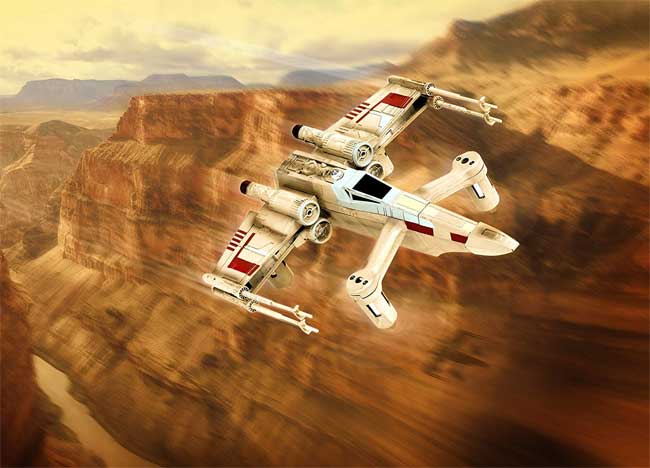 Letelica sa daljinskim upravljanjem Star Wars T-65 X-Wing Dron SW-1002 - thumbnail 4