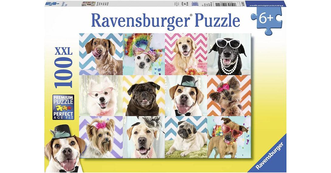 Ravensburger Puzzle 100 XXL delova Prerušeni psi 10870 Cena, Prodaja