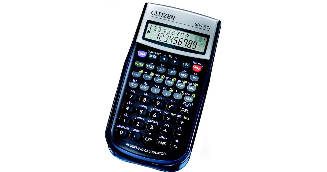 Tehnički kalkulator Citizen SR-270N 12 cifara dvoredni displej crni ...