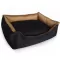 Pet Line Krevet za pse 2u1 Square Black Beige veličina L - thumbnail 0