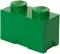 Kutija sa poklopcem LEGO® Kocka 2  24x18x12cm tamnozelena 4002 - thumbnail 0