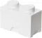 Kutija sa poklopcem LEGO® Kocka 2  24x18x12cm bela 4002 - thumbnail 0