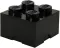 Kutija za odlaganje LEGO® Kocka 4  25x25x18cm crna 4003 - thumbnail 0